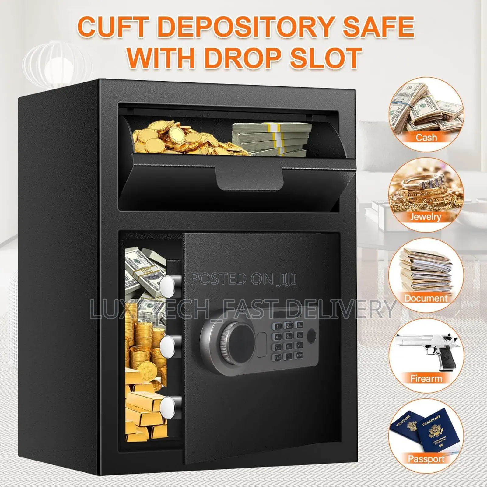 Al-2014f Digital Depository Safebox 20kg