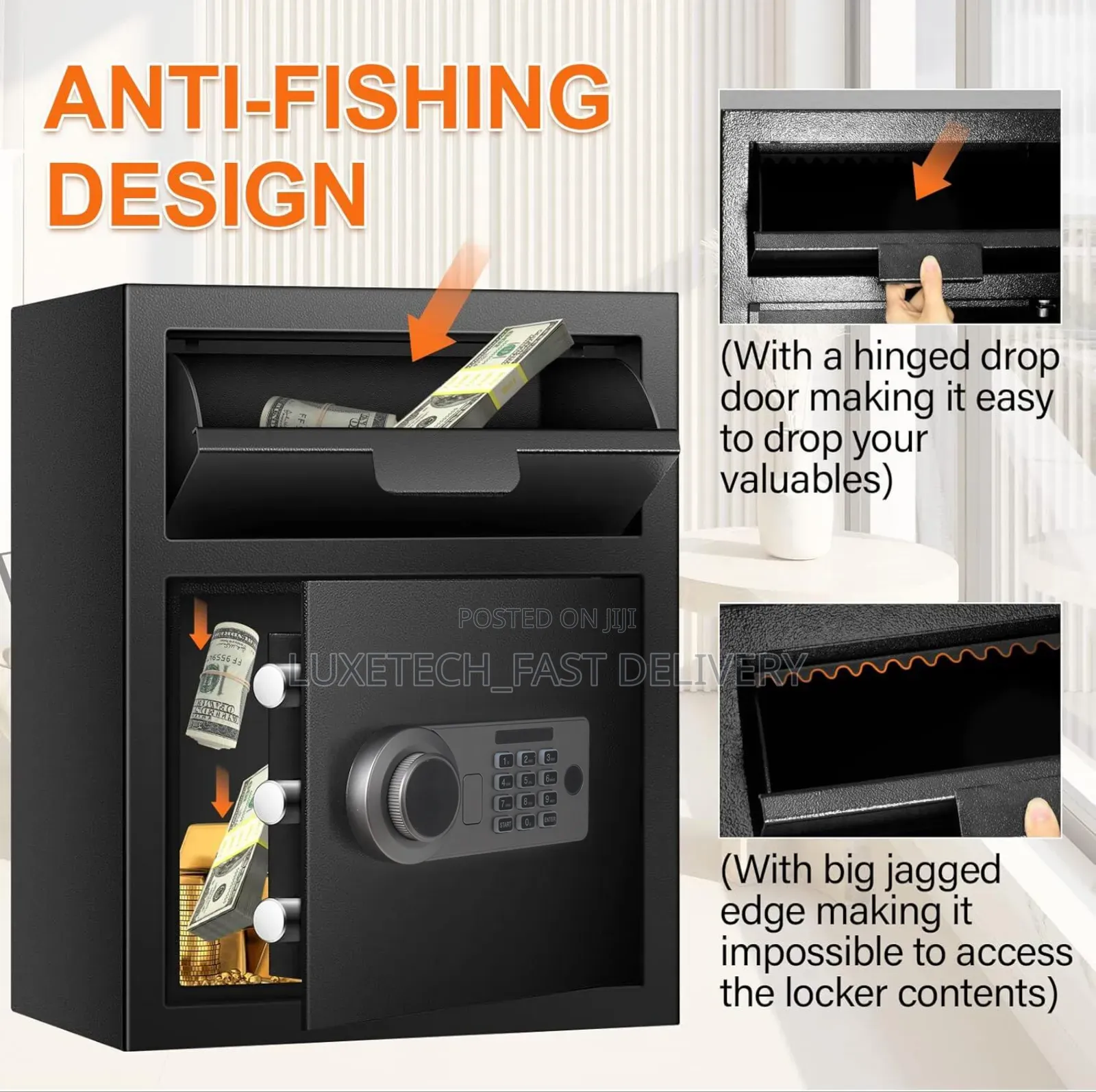 Al-2014f Digital Depository Safebox 20kg