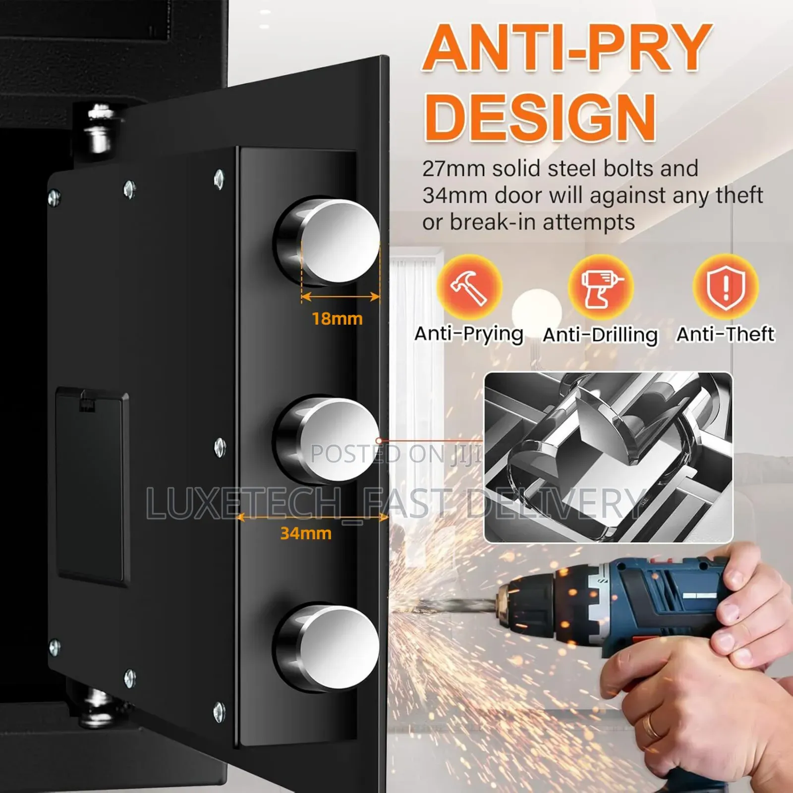 Al-2014f Digital Depository Safebox 20kg