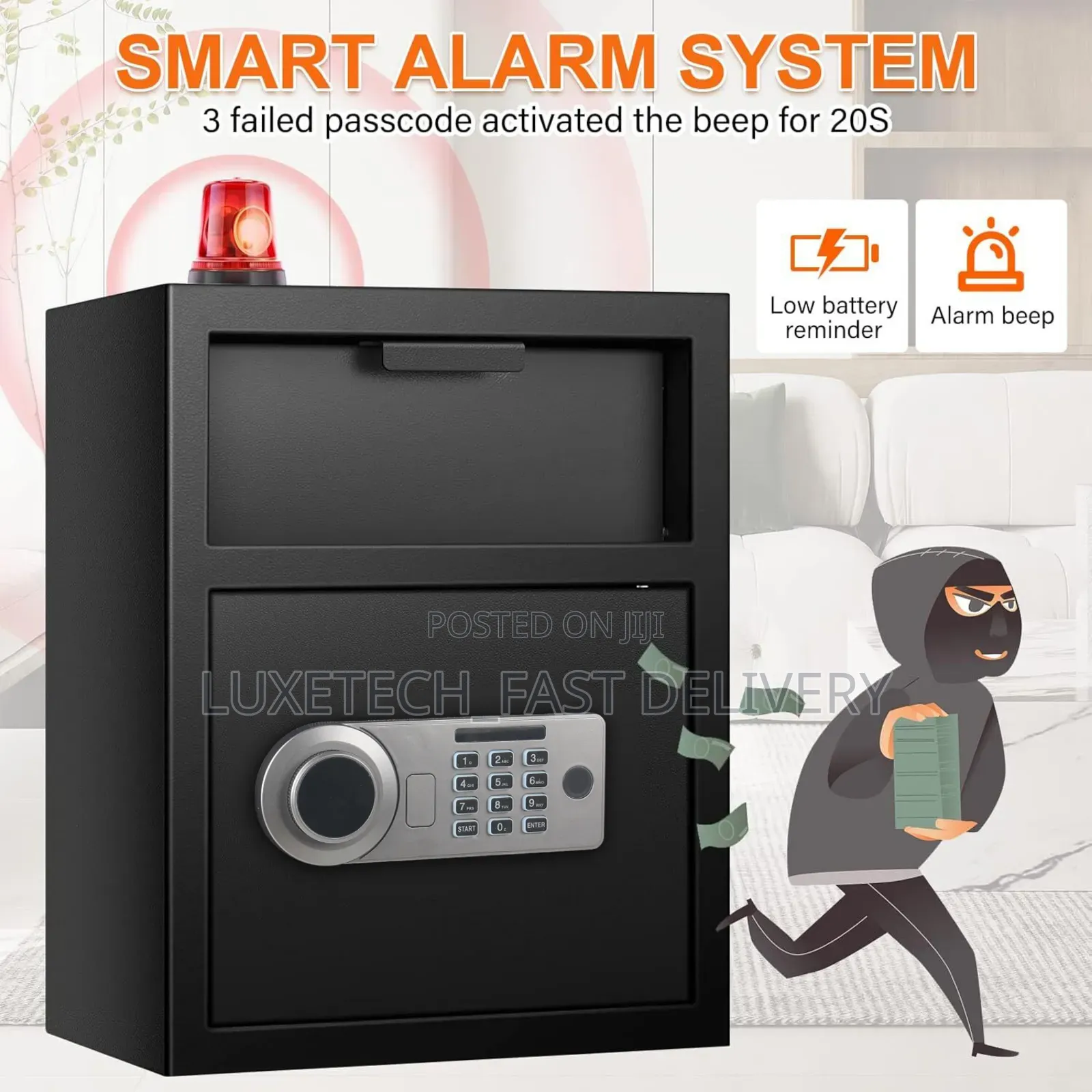 Al-2014f Digital Depository Safebox 20kg