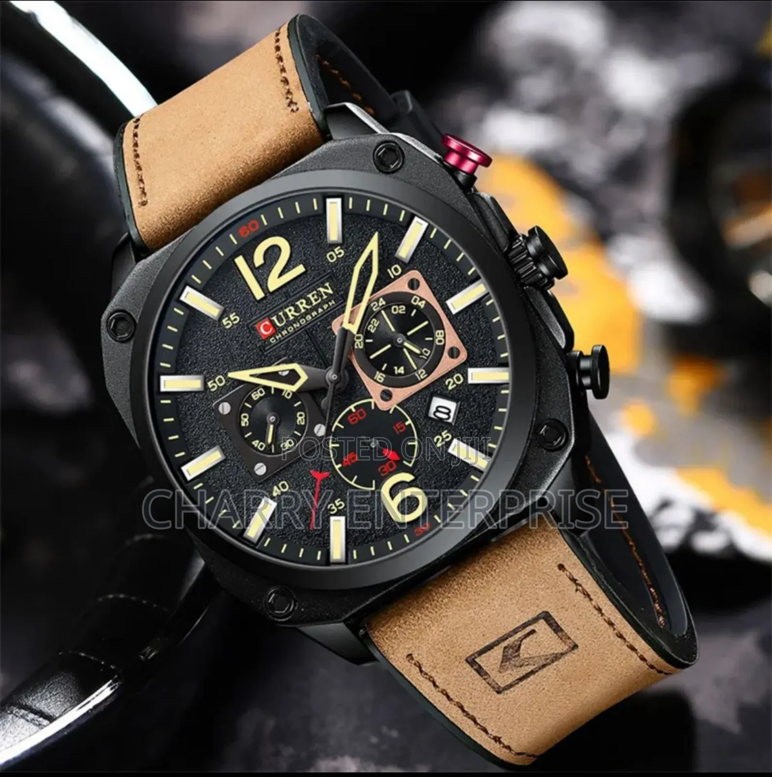 Classic Curren Watch Original Water Proof Shows Date And Days