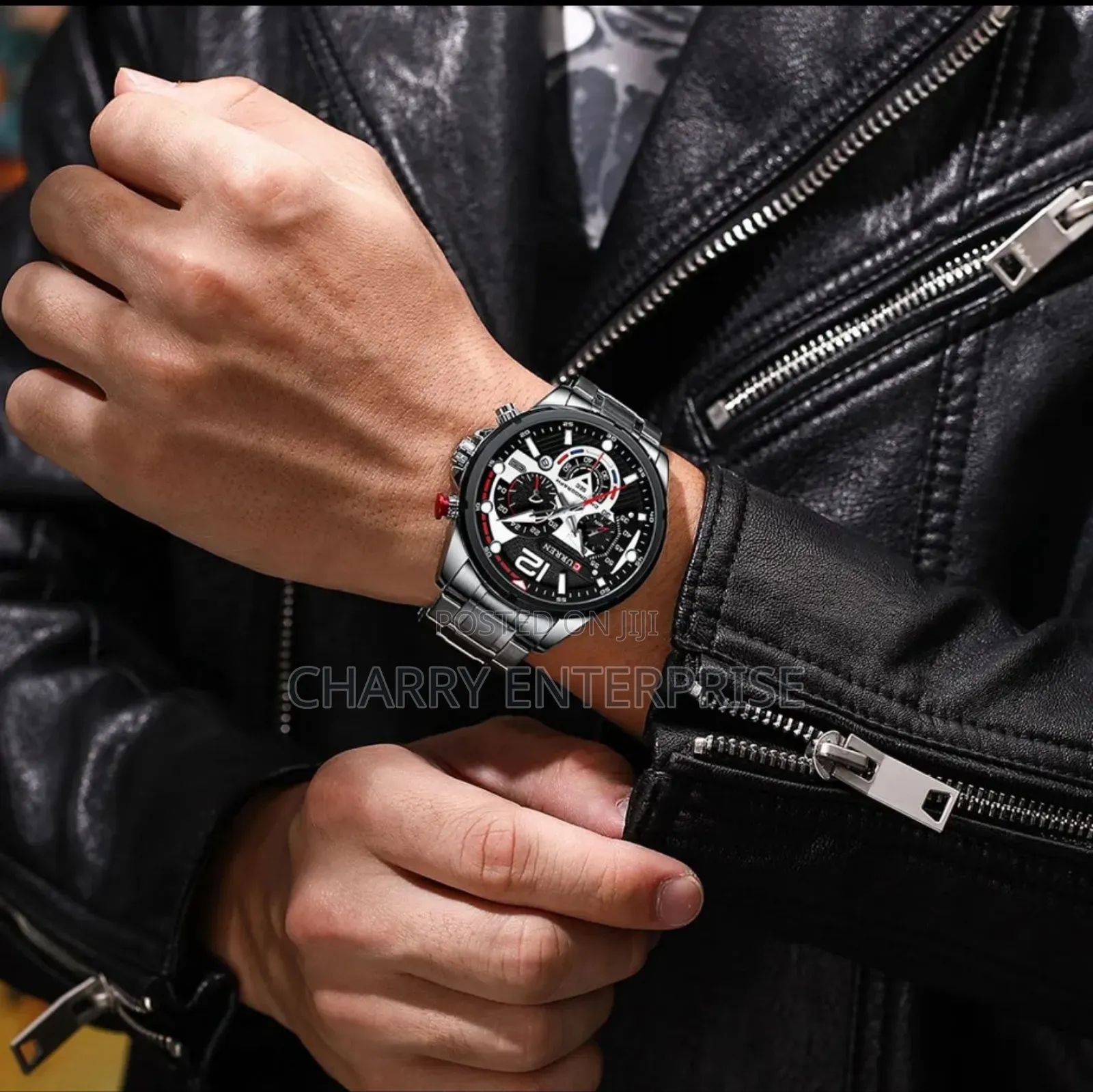 Classic Curren Watch Original Water Proof Shows Date And Days