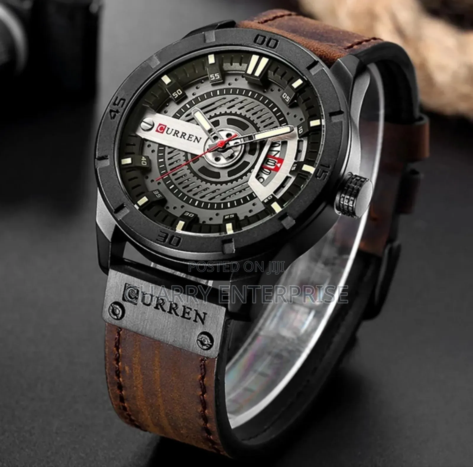 Classic Curren Watch Original Water Proof Shows Date And Days