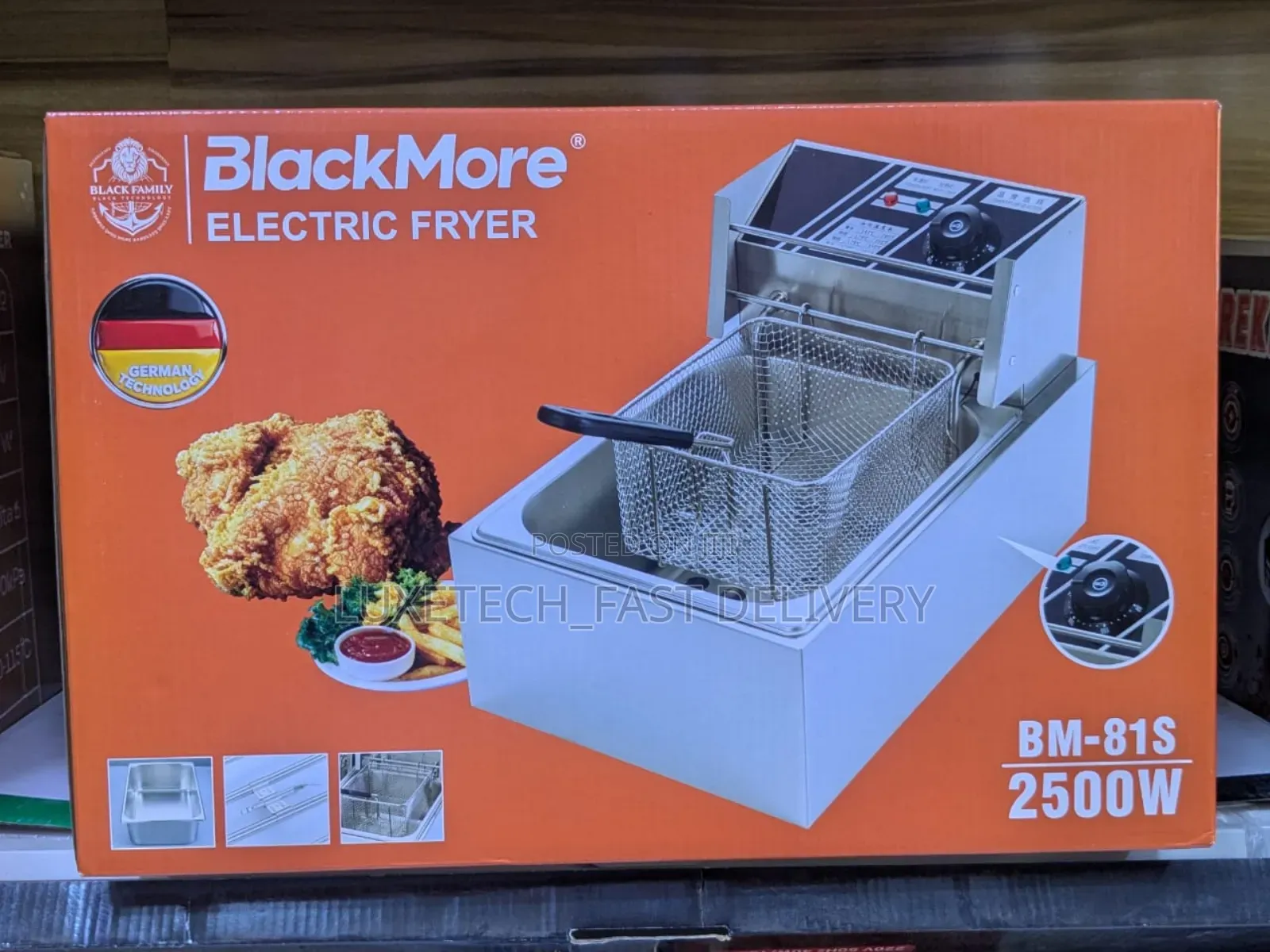 Blackmore Electric Deep Fryer 6-Litres