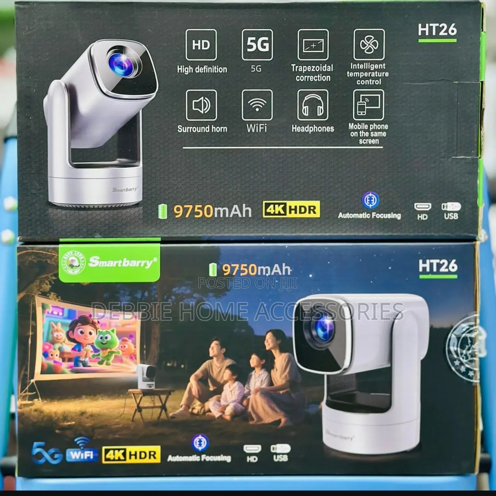 Portable Home Theater Projector(Smart Barry Ht26)