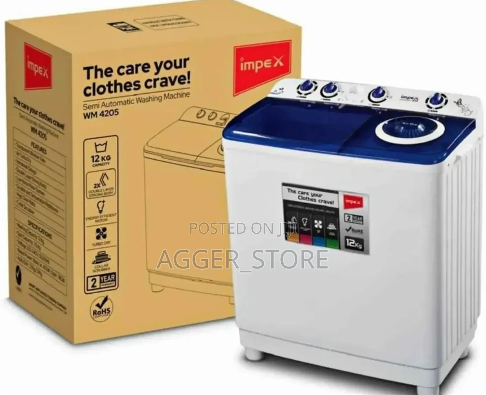 Impex Wm-4205 Washing Machine 7kg