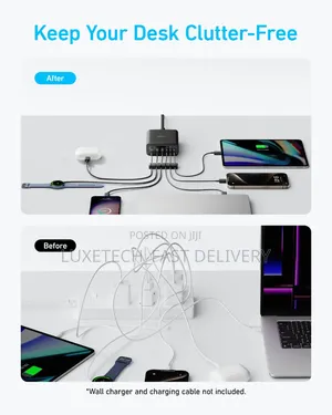Anker Desktop Charger (112w, 6 Ports, Gan)