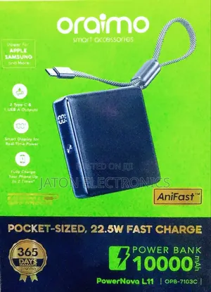Oraimo Pocket Size Power Bank 10000mah