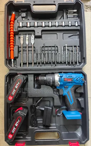 Cordless Drill New 21v Edon Brand Ful Set
