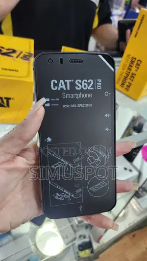 New Cat S62 Pro 128 GB Black