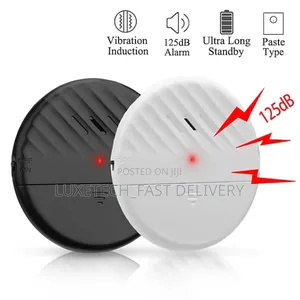 Wireless Vibration Sensor Alarm With Loud 125db Siren