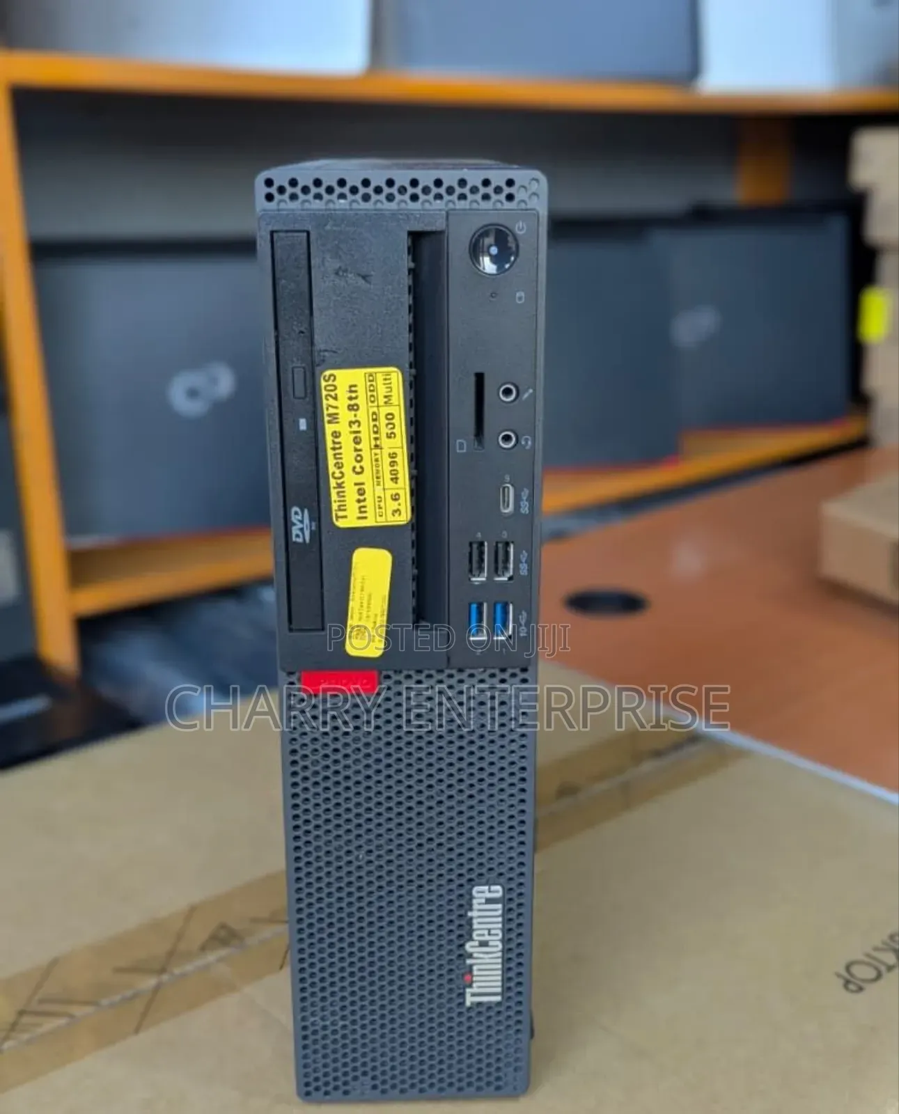 Desktop Computer Lenovo ThinkCentre M720 4GB Intel Core i3 HDD 500GB