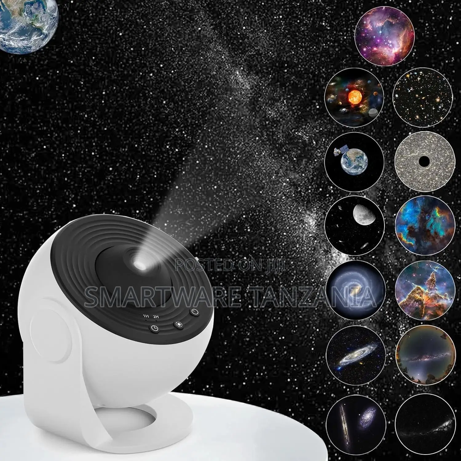 Galaxy Projector - Real Starry Night Light Show, Bedroom Ambiance