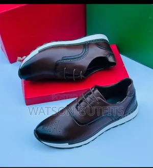 Men's Leather Shoes Versace Brand Total Quality