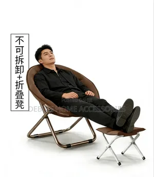 Multicolor Saucer Chair + Stool