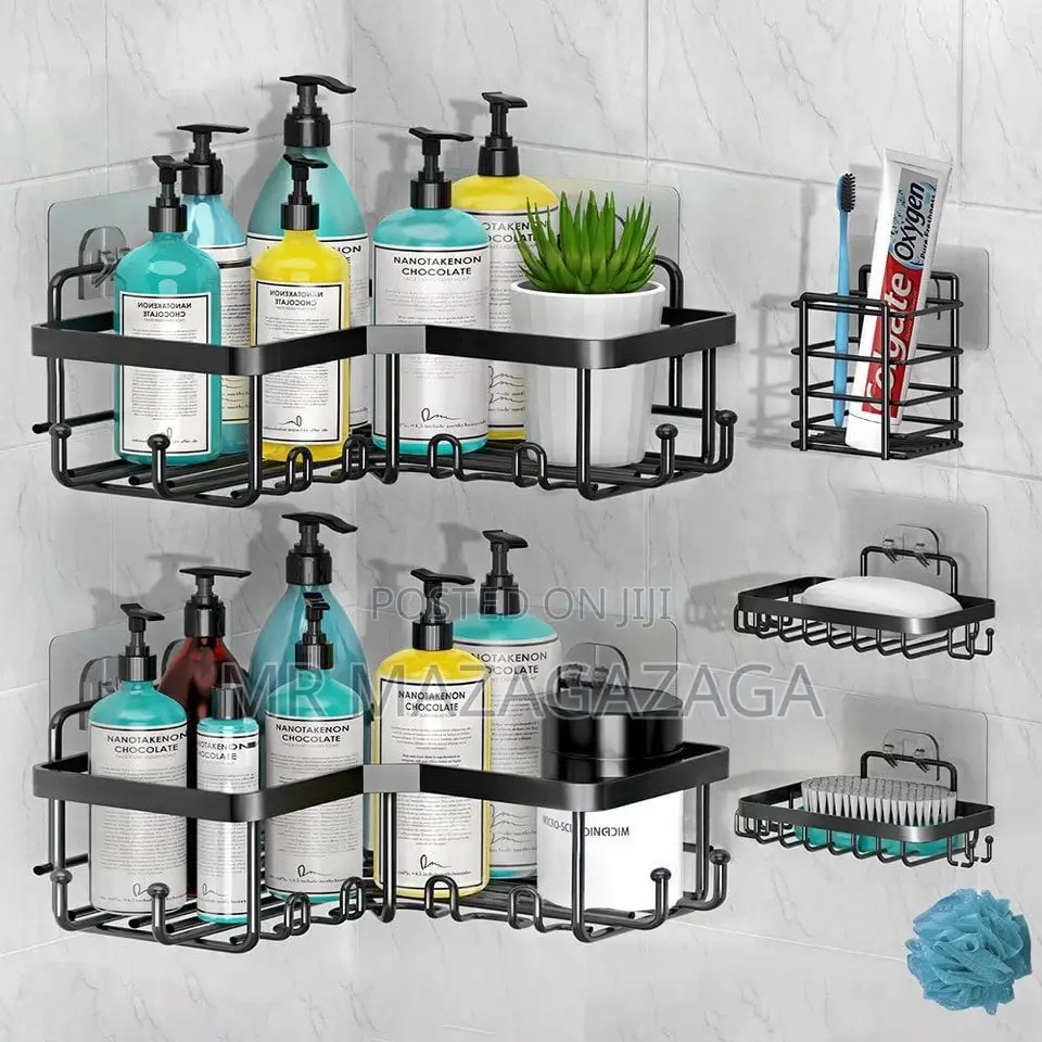 5-Pieces Corner Shower Caddy