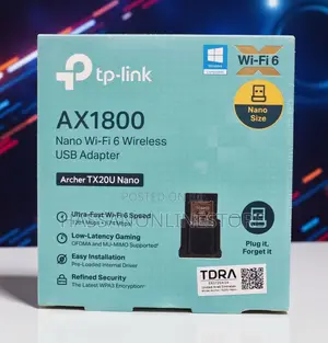 Tp-Link Archer Tx20u Nano Ax1800 Nano Wi-Fi 6 Wireless Usb Adapter