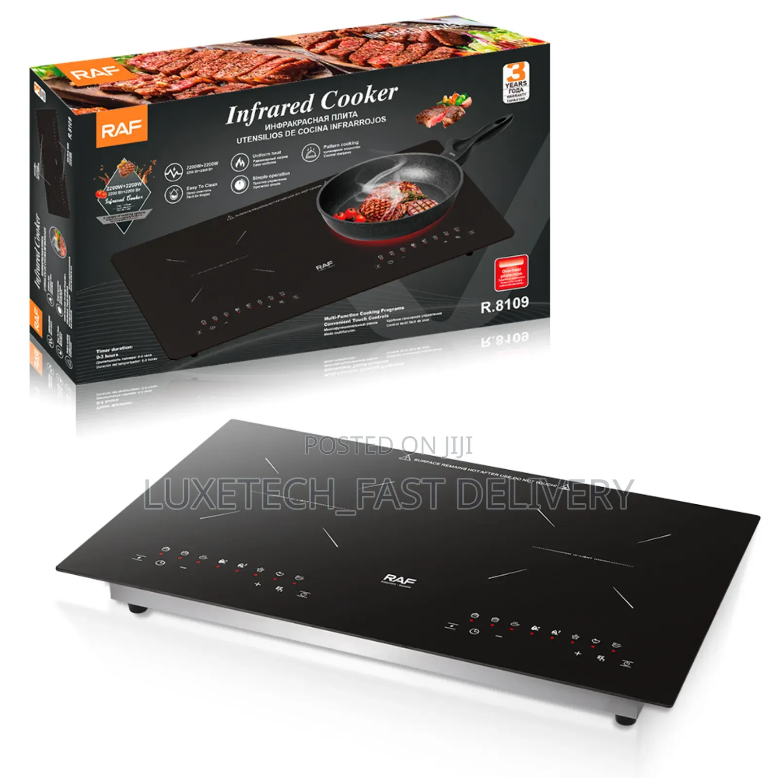 Raf R.8109 Infrared Cooker