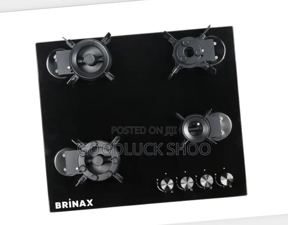Brinax Deluxe Cooker Big Bx 2003 4 Gas Burners Top Glass Auto Ignition