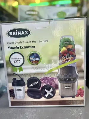 Brinax Vitamin Extraction Bx70 Power Crush 8 Piece Multi Blender