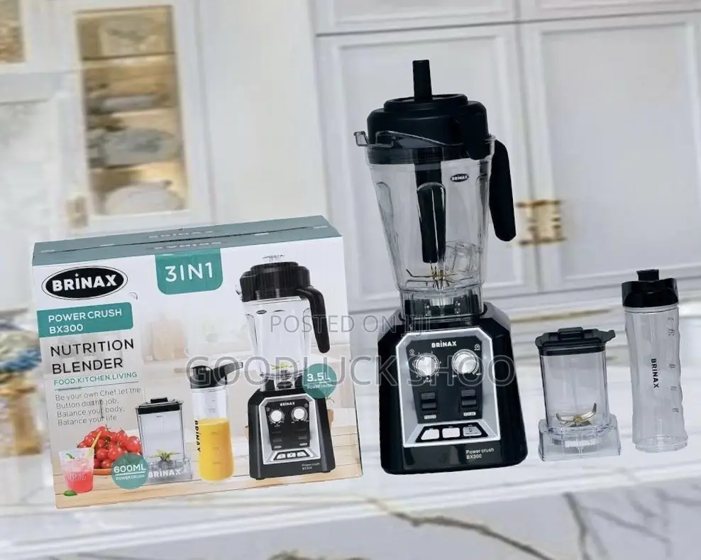 Brinax 3 In1 Nutrition Blender || Bx300