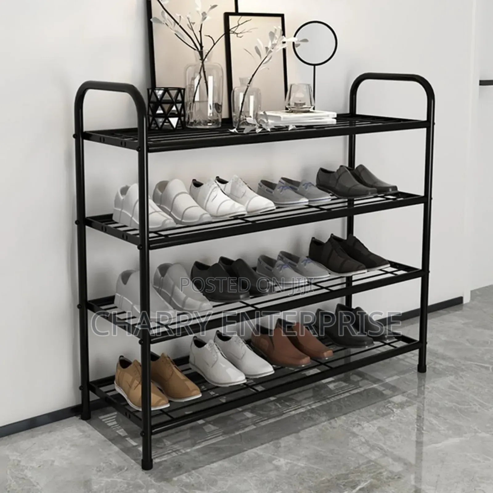 Multi Tier Shoe Rack Designed for Organizing Shoea