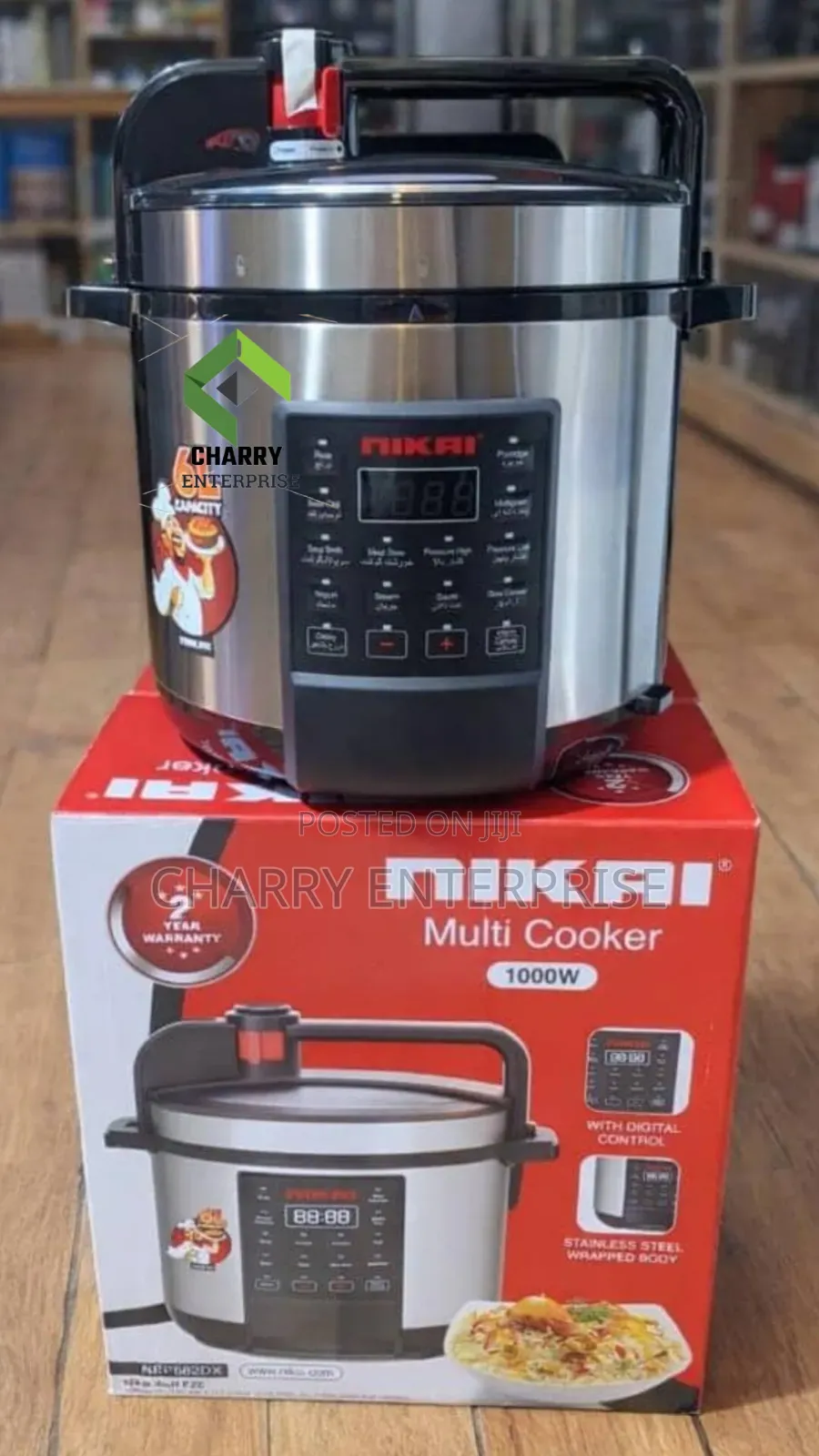 Nikai Multi Pressure Cooker 6l With Digital Control Nep. 682 1000w