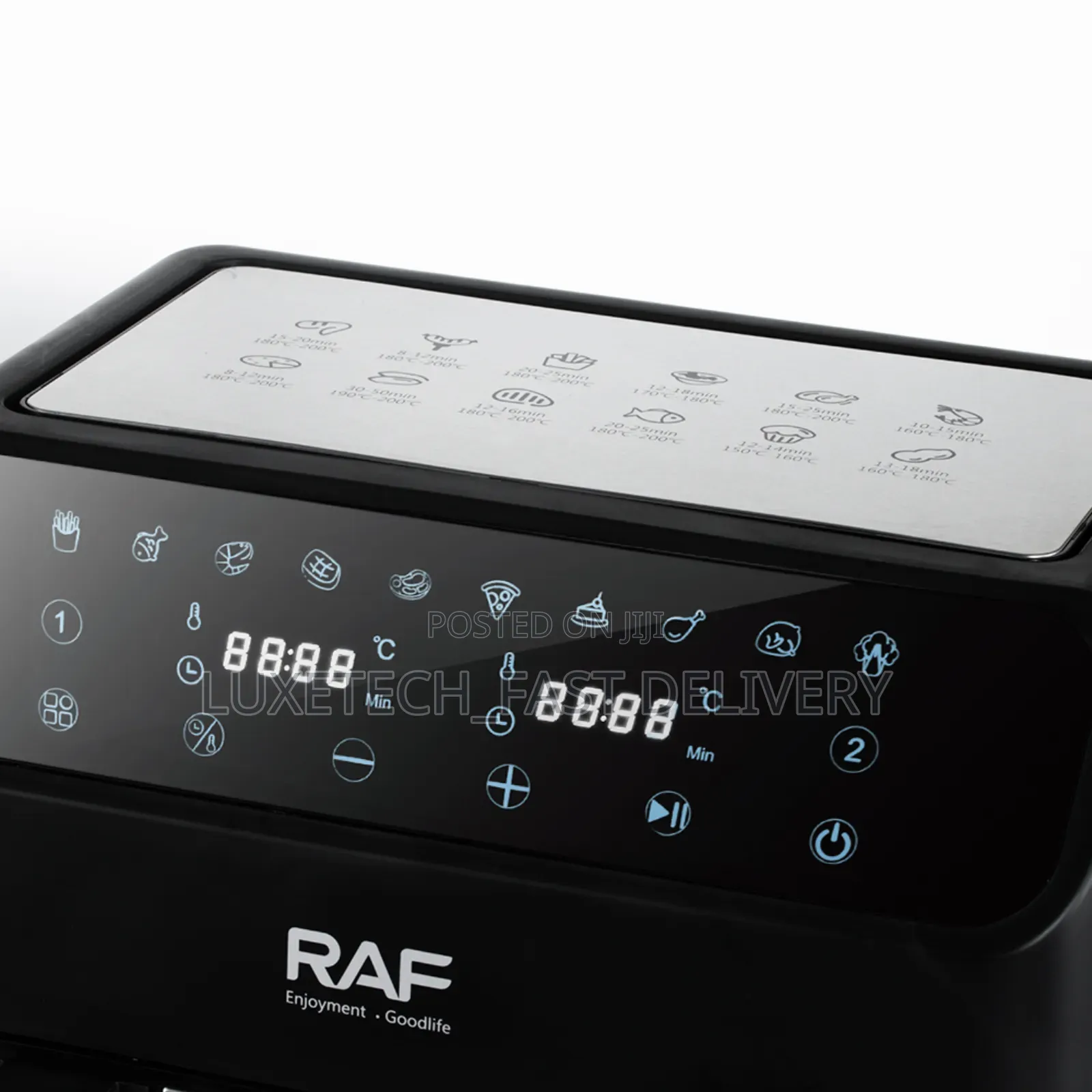 Raf 8-Liters Dual-Basket Digital Air Fryer R.5292