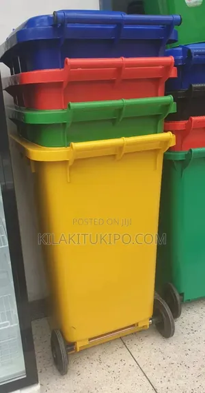 240l Waste Bins Easy Movable With Tyres