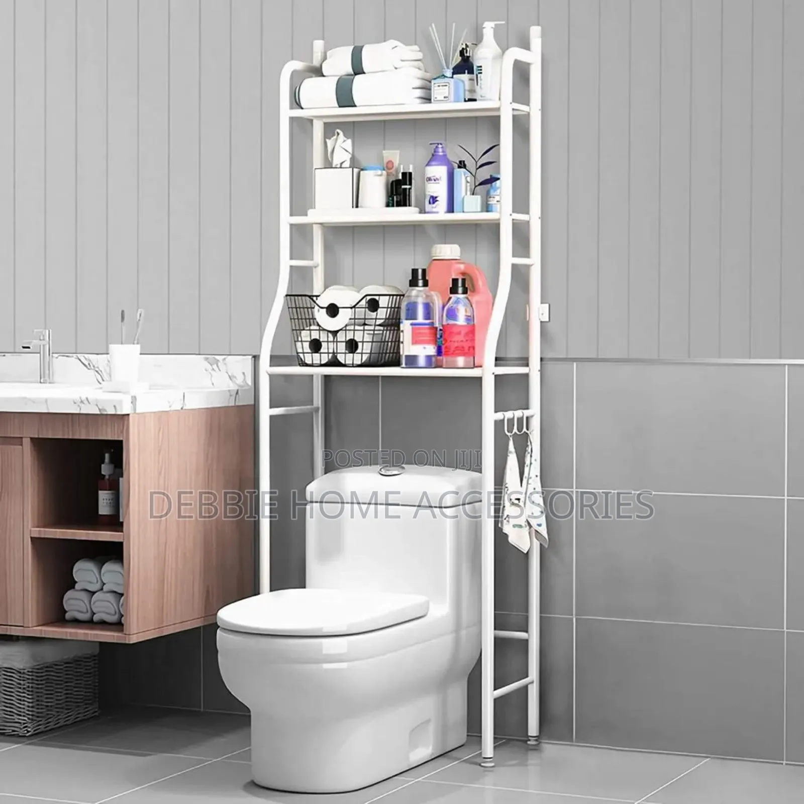 Metal 3-Tier Over-the-Toilet Storage Rack