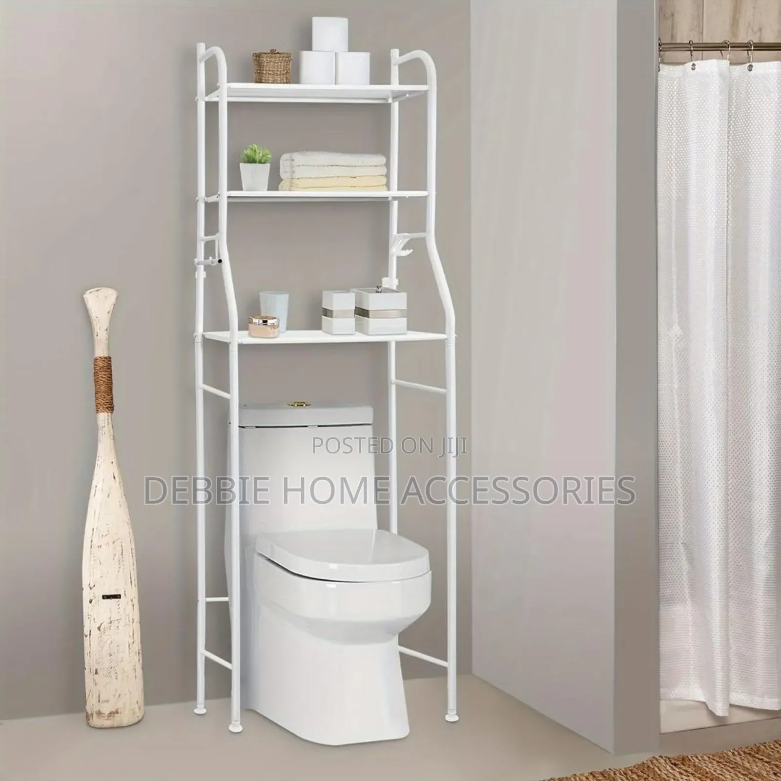 Metal 3-Tier Over-the-Toilet Storage Rack