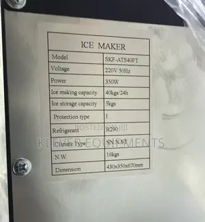 40kg Per Day Commercial Ice Cube Machine