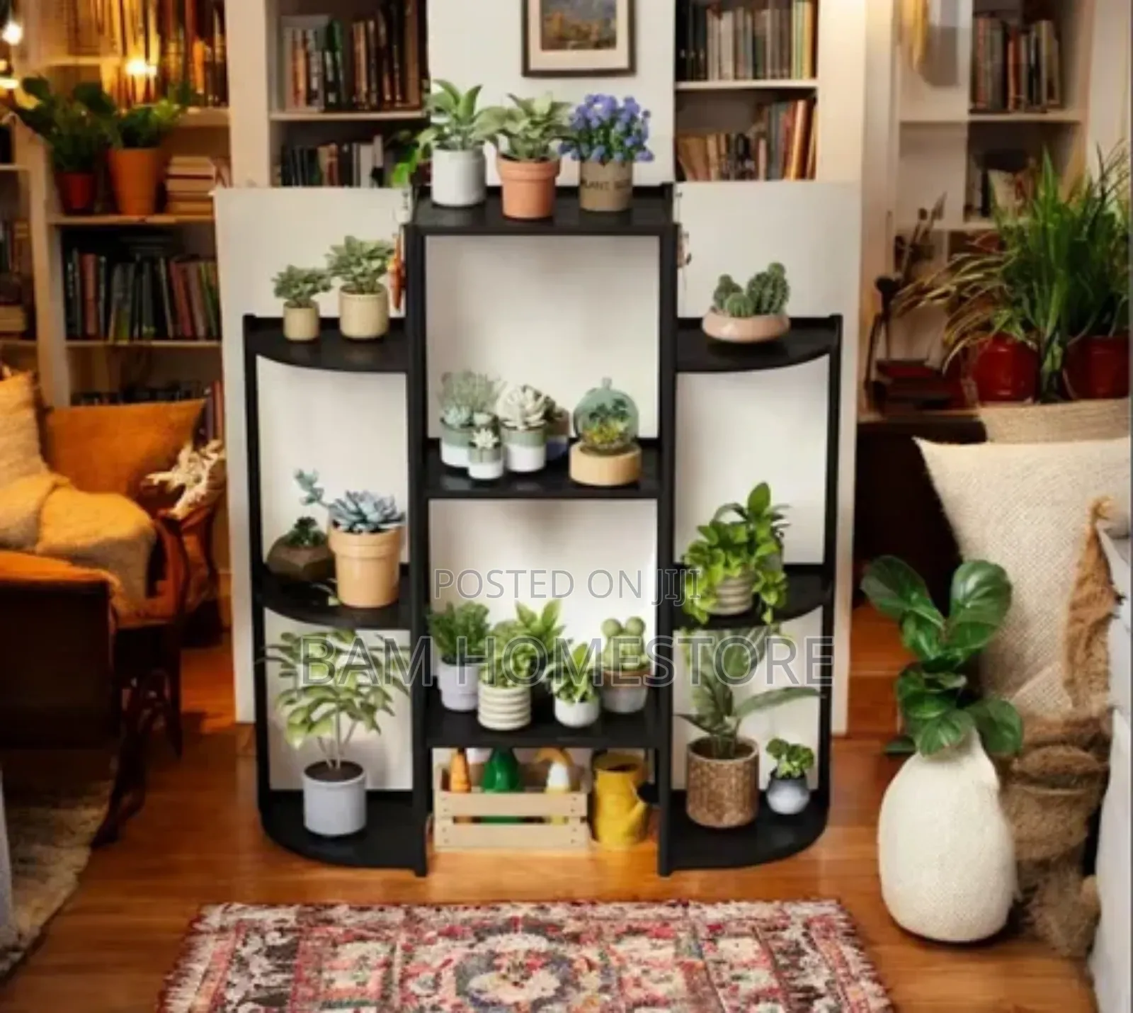 Modern Multi-Tier Plant Stand Flower Rack - Rafu Ya Maua Ya Kisasa