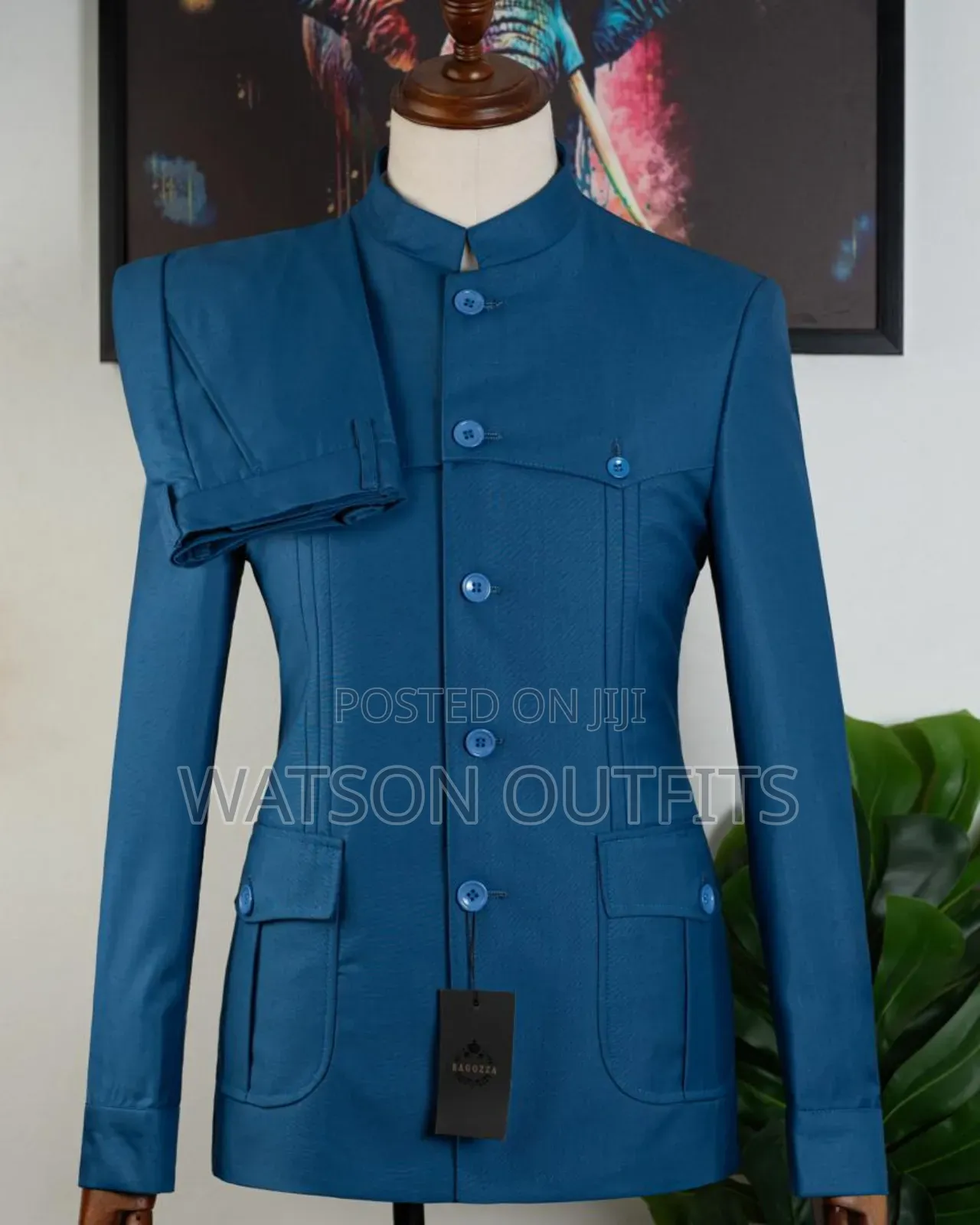 Men's New and Original Safari Suits Bagozza Milano Brand Top Class