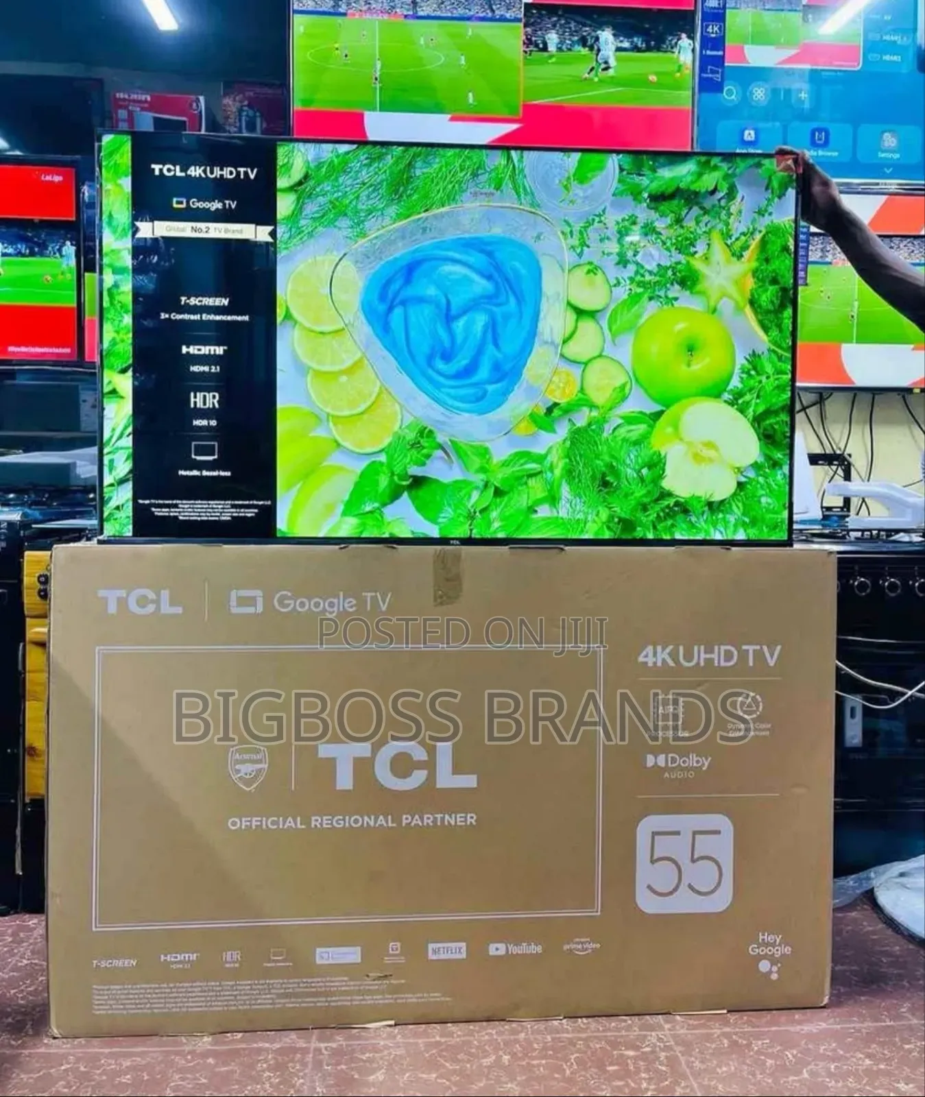 TCL 55 Inches Smart 5v6c Google Tv