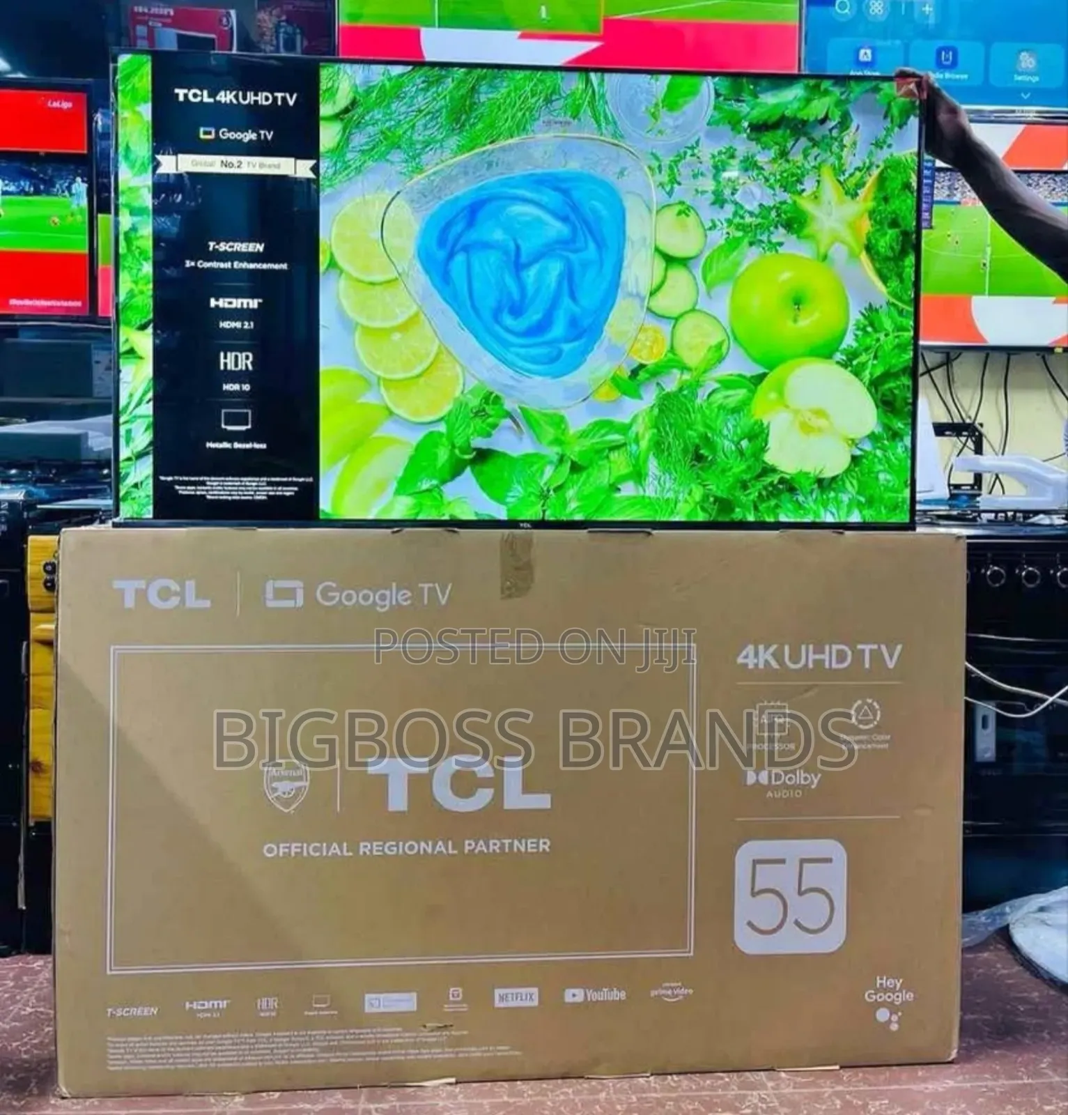 TCL 55 Inches Smart 5v6c Google Tv