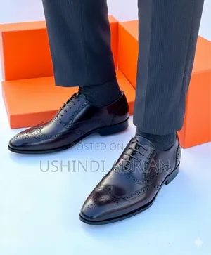 Viatu Vya Hadhi Ya Kifalme–King Class Leather Shoes