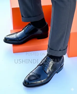 Viatu Vya Hadhi Ya Kifalme–King Class Leather Shoes
