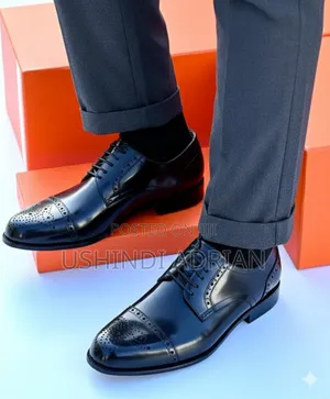 Viatu Vya Hadhi Ya Kifalme–King Class Leather Shoes