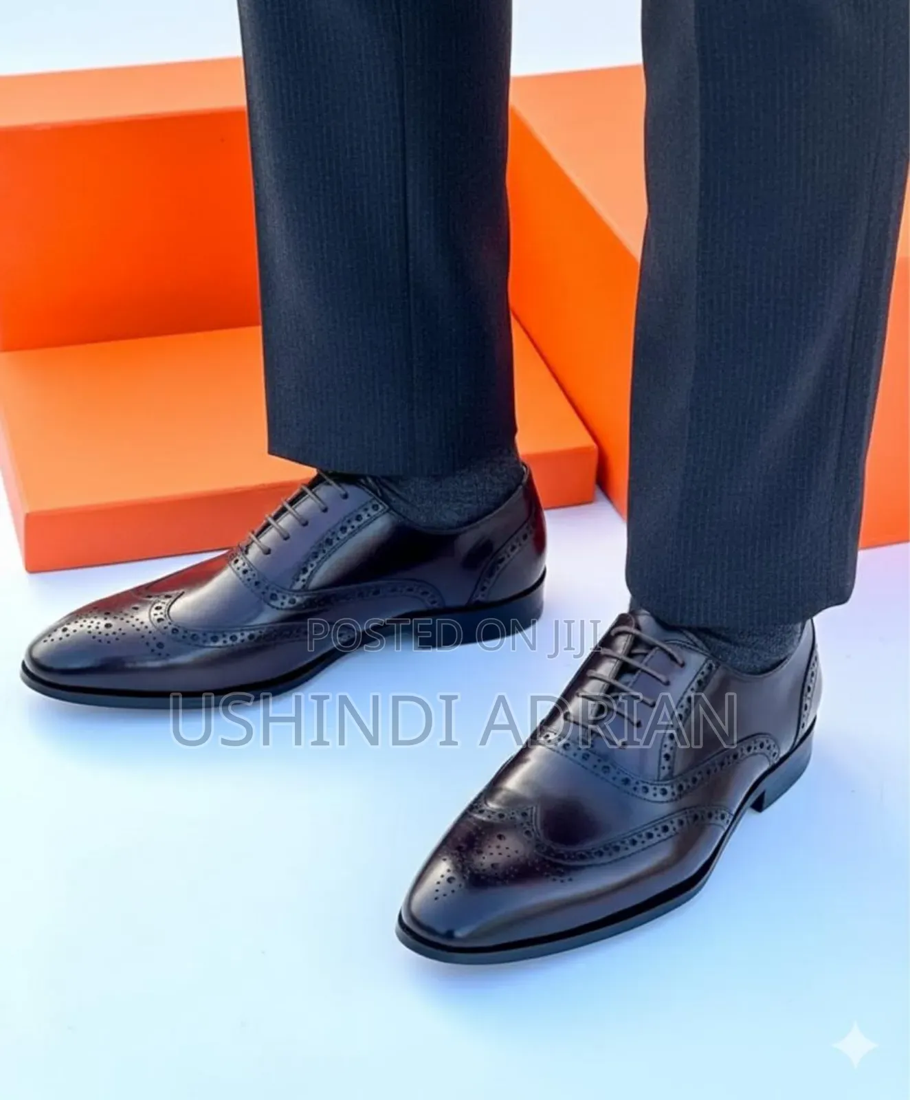 Viatu Vya Hadhi Ya Kifalme–King Class Leather Shoes