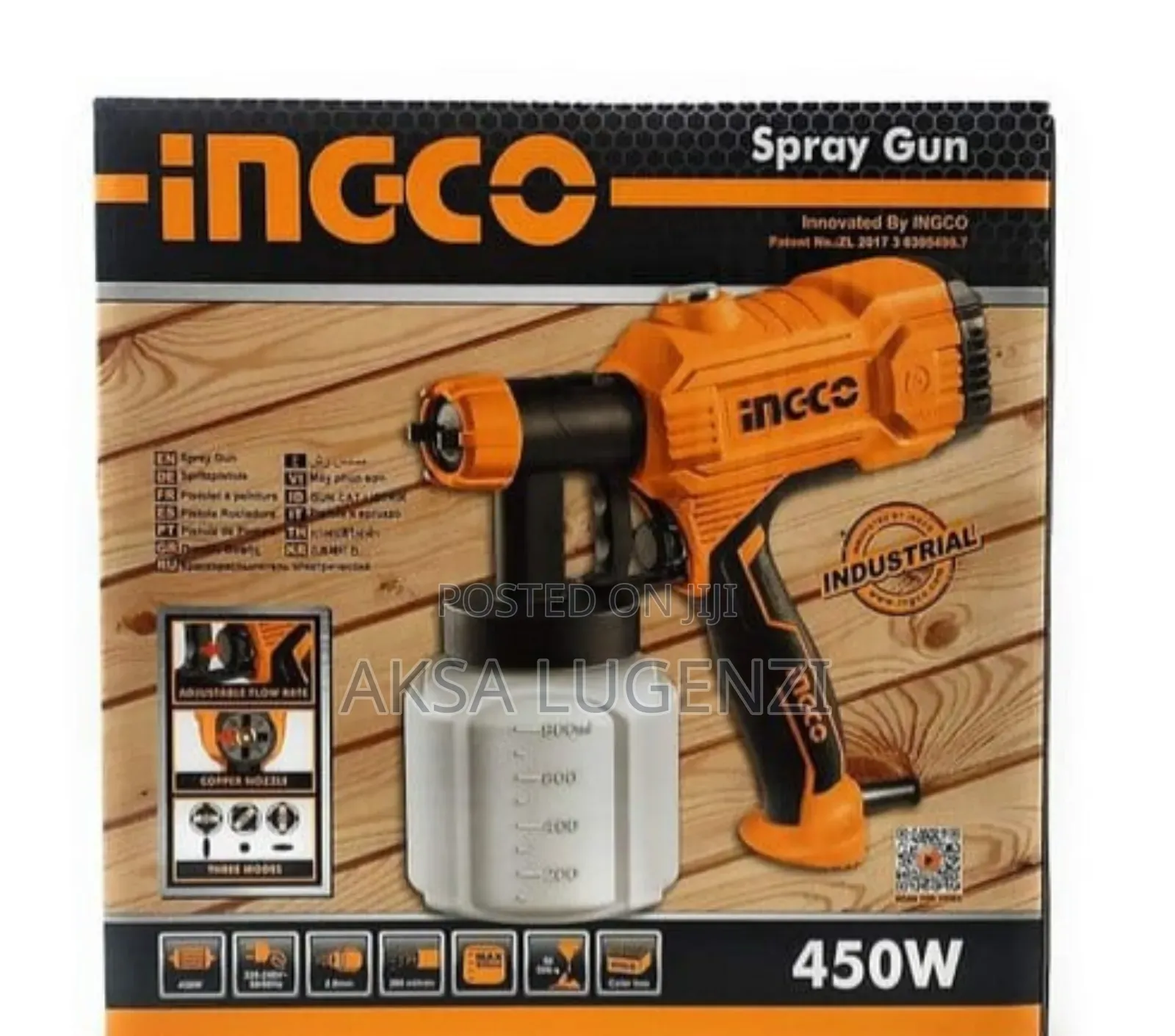 Ingco 450w Industrial Spray Gun