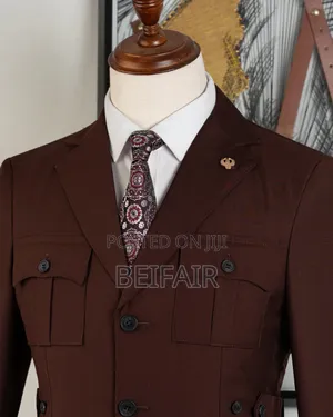 Brown Suit | 4 Pockets