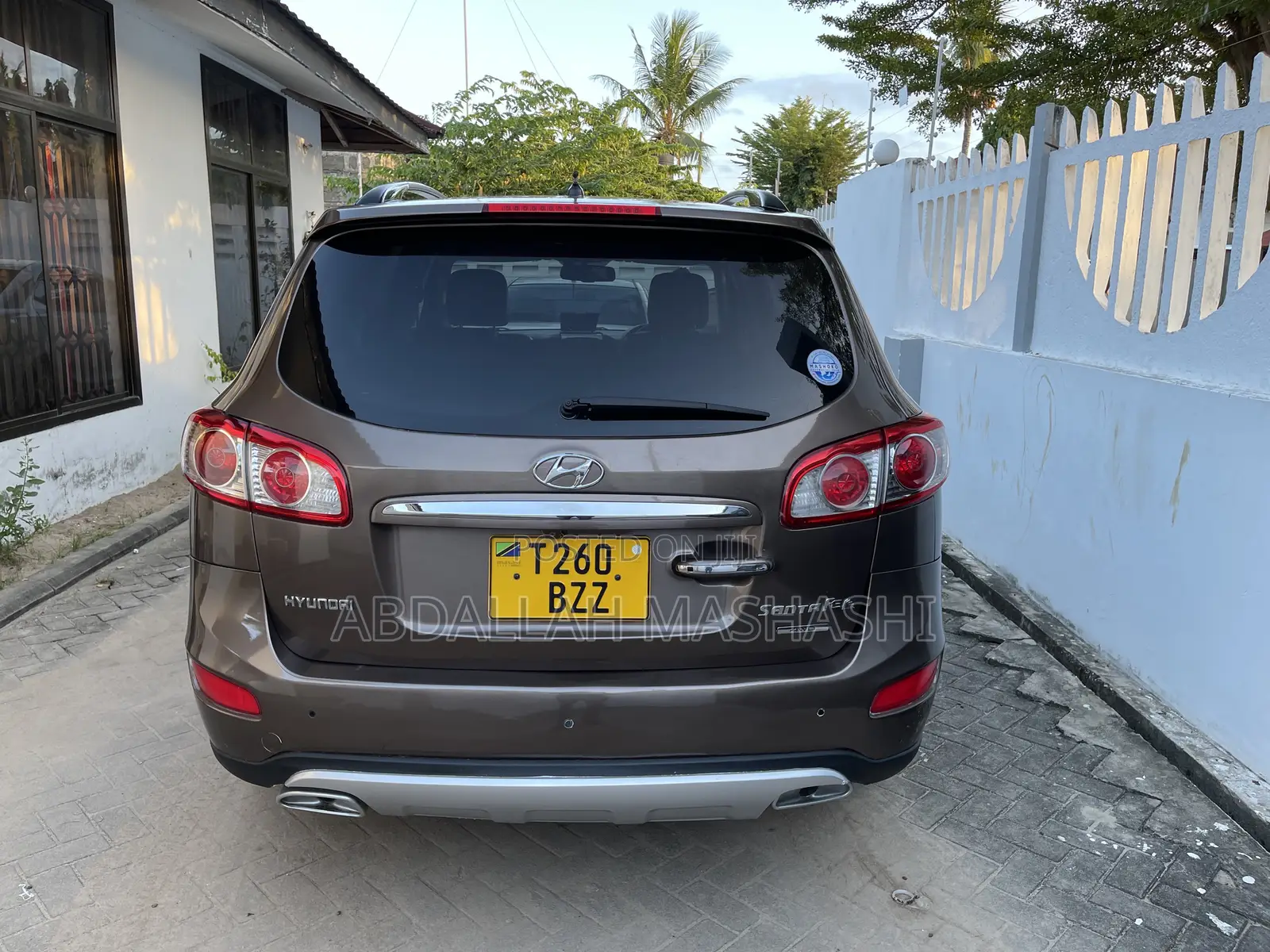 Hyundai Santa Fe Limited 2012 Brown