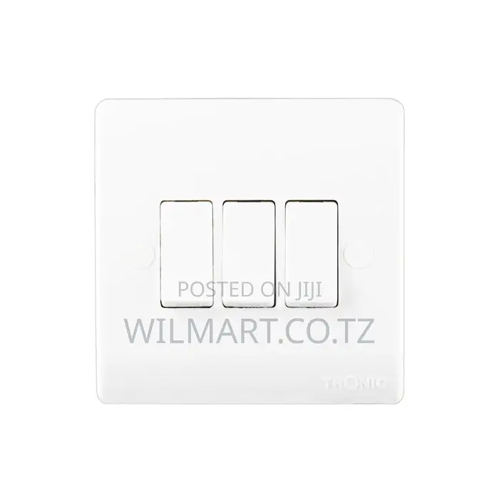 Tronic 3 Gang 1 Way Switch Standard