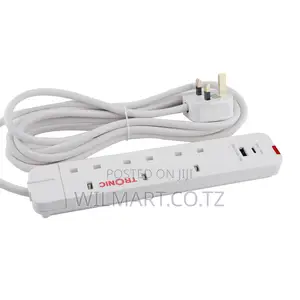 Tronic 3 Way Extension Socket + Usb + Usb C