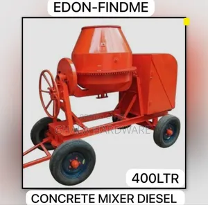 Ef-Cm-D-400l Concrete Mixer Kama 6 Hp Diesel Engine With 4 Tyres