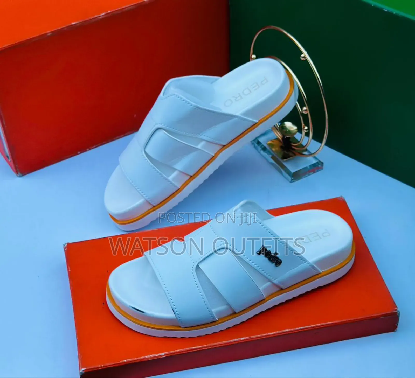 Pedro Brand New Men's Leather Sandals New Original