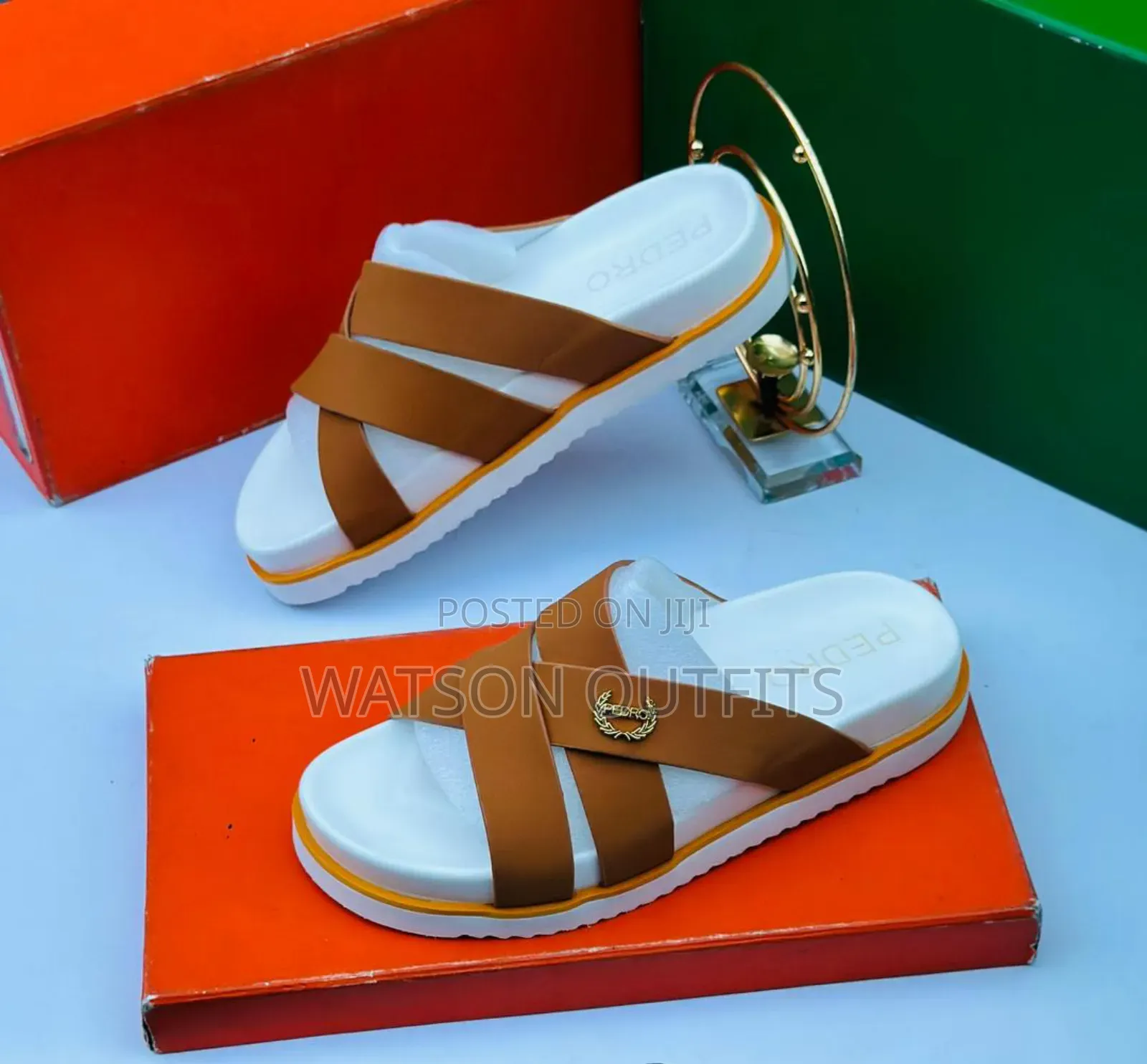 Pedro Brand New Men's Leather Sandals New Original