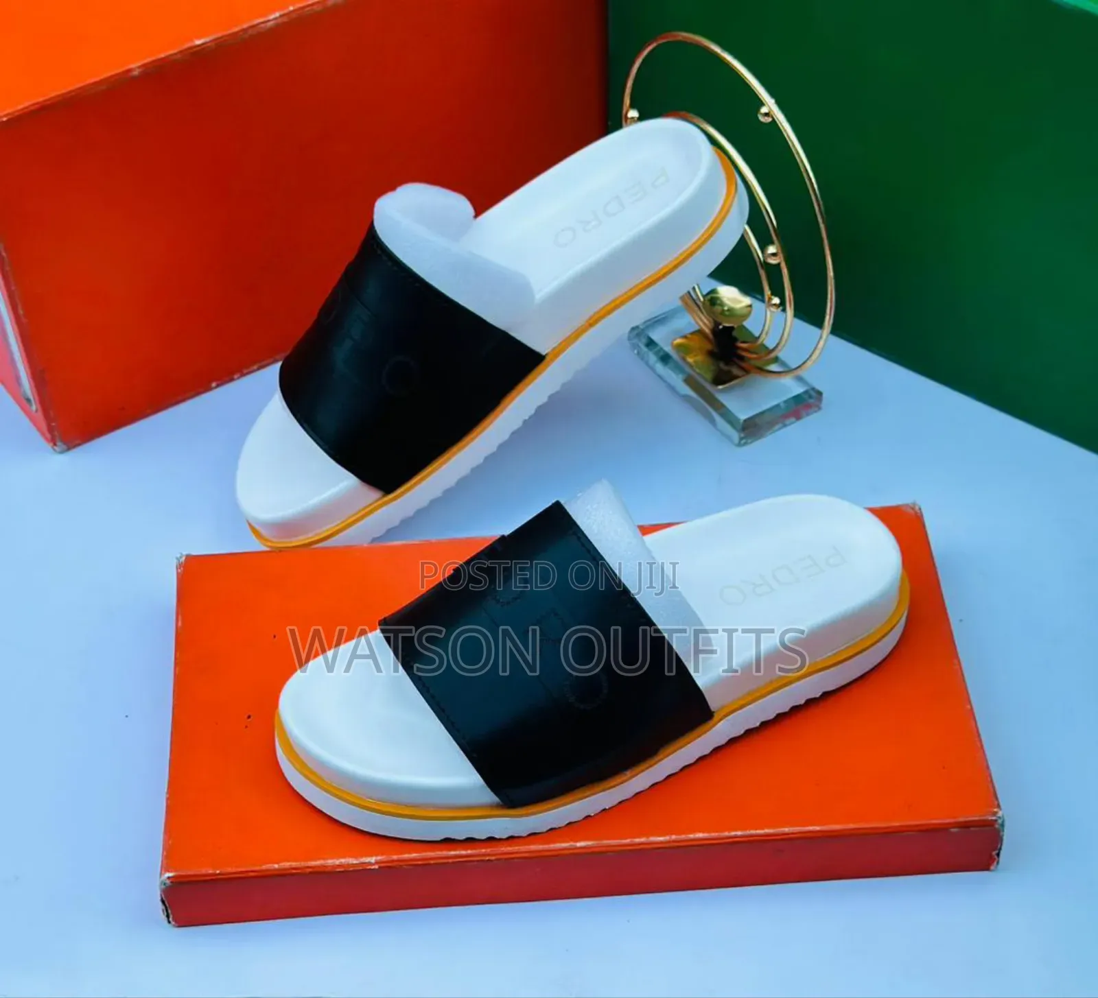 Pedro Brand New Men's Leather Sandals New Original