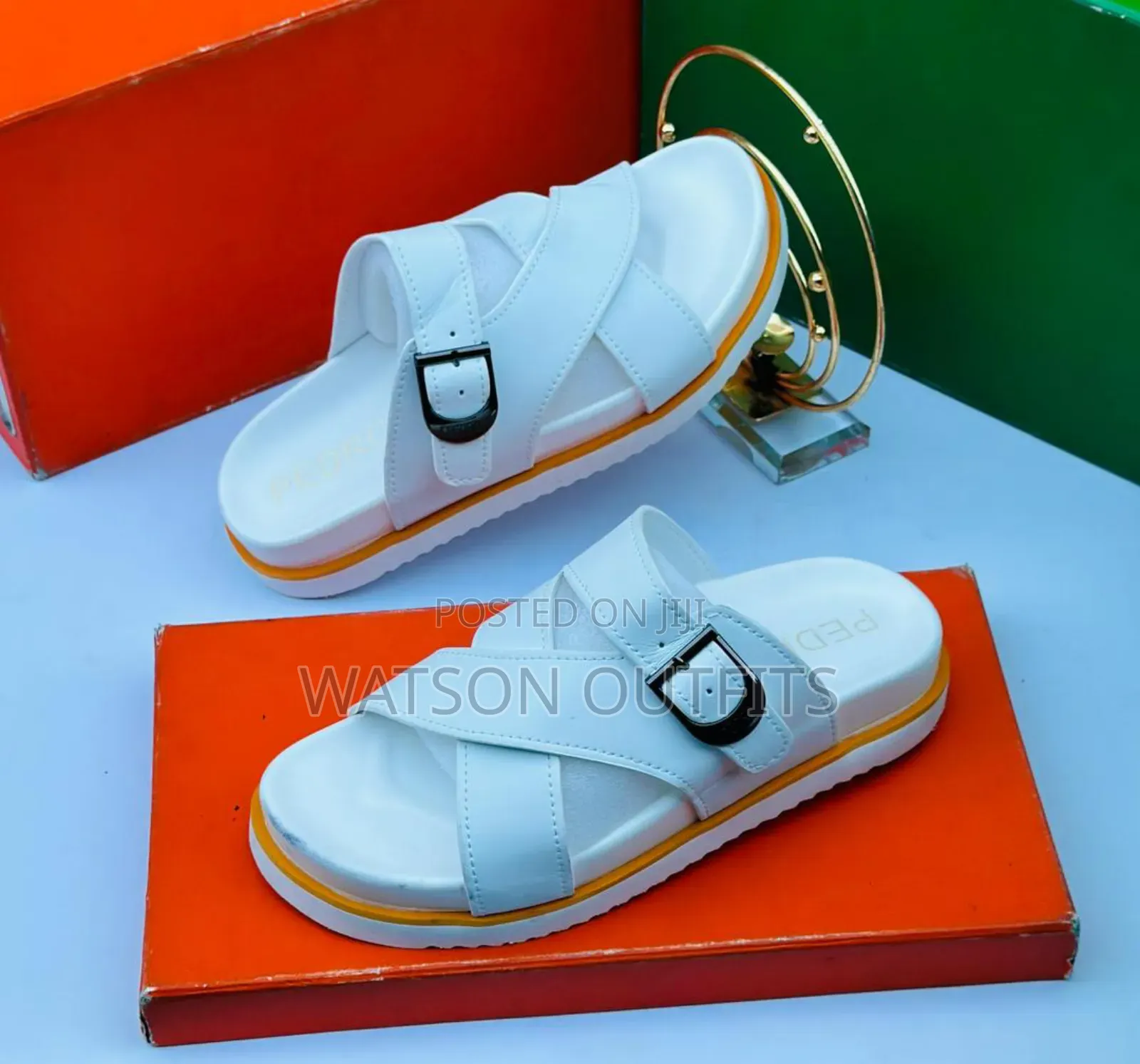 Pedro Brand New Men's Leather Sandals New Original